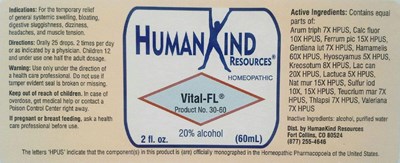 Label (Vital Fl Full Image)